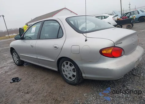 1999 Hyundai Elantra Gl z USA, uszkodzony, nr VIN KMHJF25F9XU863891